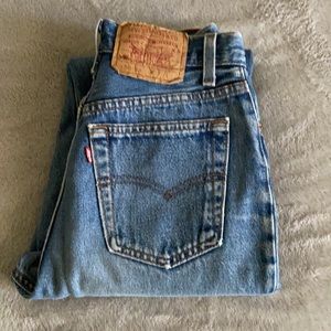 Vintage high waisted Levi’s jeans